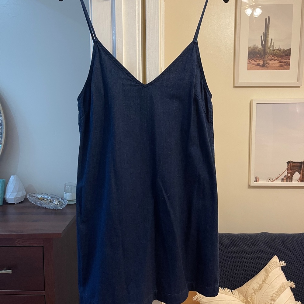 Aritzia Wilfred Free Denim Mini Dress